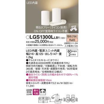 LED一体型 スポットライト Panasonic(パナソニック)