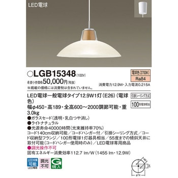 LGB15348 大型ペンダントライト 1台 パナソニック(Panasonic) 【通販