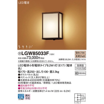 はなさび ポーチライト【受注生産品】 Panasonic(パナソニック)