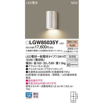 ブラケット・勝手口灯 Panasonic(パナソニック)