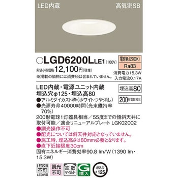 高光束ダウンライト Panasonic(パナソニック)
