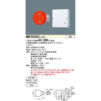 NNF20242Z 赤色表示灯【受注生産品】 1台 パナソニック(Panasonic