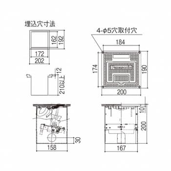 フロアコンセント パナソニック(Panasonic) コンセント・スイッチ用 【通販モノタロウ】