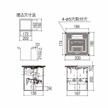 フロアコンセント Panasonic(パナソニック)