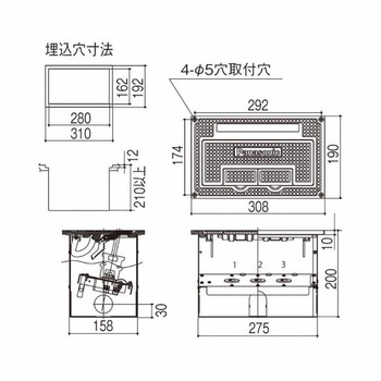 フロアコンセント Panasonic(パナソニック)