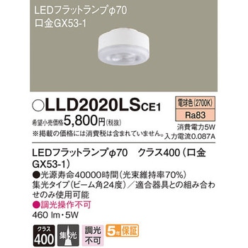 LEDフラットランプ Panasonic(パナソニック)