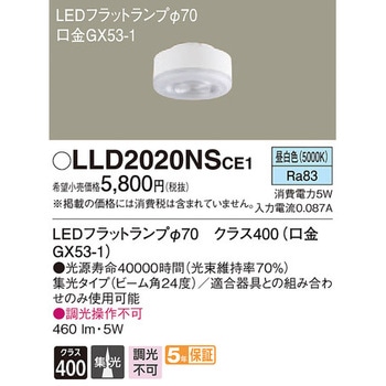 LEDフラットランプ Panasonic(パナソニック)