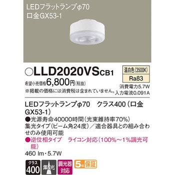 LEDフラットランプ Panasonic(パナソニック)