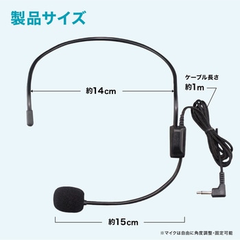 ヘッドセットマイク 有線タイプ トライメイト