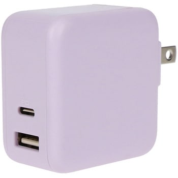 Power Delivery65W対応 USB Type-C×1ポート、USB Type-A×1ポート 合計最大63W AC充電器 MOTTERU