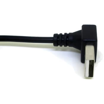 CA2010 USBケーブル 変換名人 オス - メス ブラック色 ケーブル長20cm