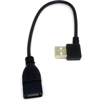 CA2027 USBケーブル 変換名人 オス - メス ブラック色 ケーブル長20cm CA2027 - 【通販モノタロウ】