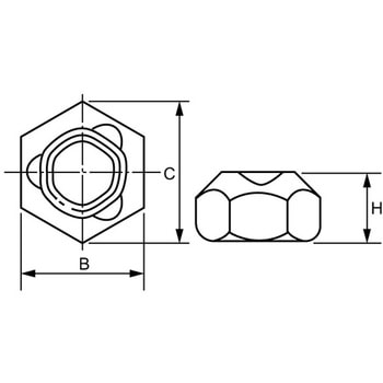 SUSセンタ-ロックN(6カク 大阪魂