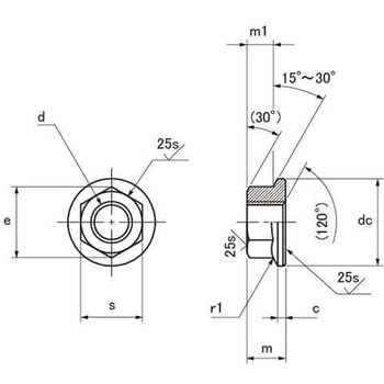ステンメッキフランジN(Sナシ(ヒダリ 大阪魂