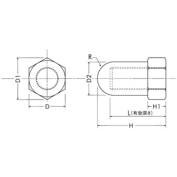 スズコバBSロングキャップナットM6 - 大阪魂