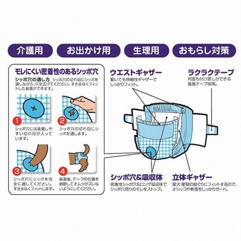 動いても安心Wホールド ネオ・オムツ コーチョー