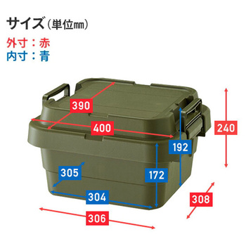 NEIGHBORHOOD コンテナ SRL BOX 30L トランクカーゴ GHON154×2 トランクカーゴ TC-30S LOW リス ブラック色 1セット(2個