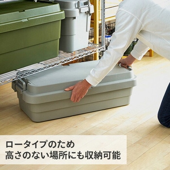 トランクカーゴ LOW 座れる 収納ボックス 日本製 岐阜プラスチック工業(RISU/リス)