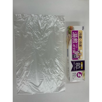 湯煎ポリ袋BOX Mサイズ半透明80枚 ハウスホールドジャパン