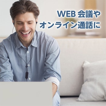 PC用マイク付き イヤホン ブラック MCO