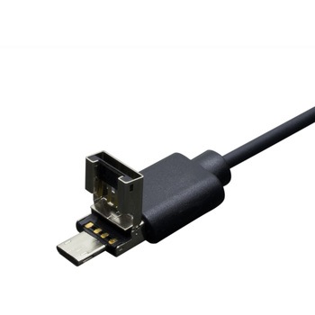 シェア機能付きmicroUSBケーブル 黒 MCO