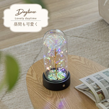 lufine014 ガラスドーム ローズ 大河商事