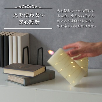 lufine015 LEDキャンドル 3種類セット 大河商事
