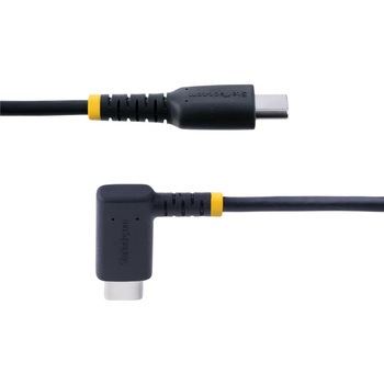 USBケーブル/USB-C - USB-C/USB 2.0/L型 右向き/USB PD 対応/急速充電 & データ転送/高耐久 アラミド繊維補強/Type-C充電 & 同期コード/タイプC L字 コネクター StarTech.com