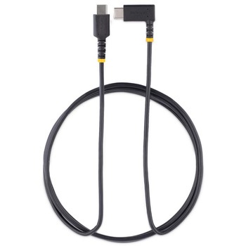 USBケーブル/USB-C - USB-C/USB 2.0/L型 右向き/USB PD 対応/急速充電 & データ転送/高耐久 アラミド繊維補強/Type-C充電 & 同期コード/タイプC L字 コネクター StarTech.com
