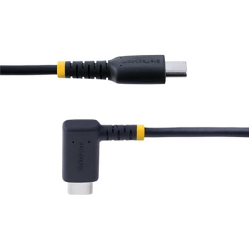 USBケーブル/USB-C - USB-C/USB 2.0/L型 右向き/USB PD 対応/急速充電 & データ転送/高耐久 アラミド繊維補強/Type-C充電 & 同期コード/タイプC L字 コネクター StarTech.com