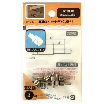 モリギン 真鍮ストレートダボ ACE(エース、旧モリギン)