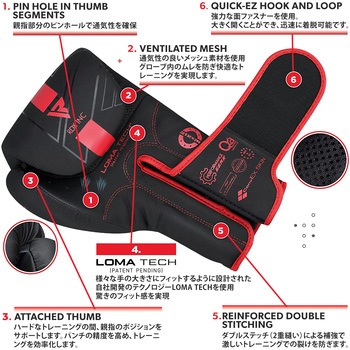 KARAシリーズ ボクシンググローブ RDX SPORTS