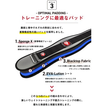 RX3 ネオプレーンジムベルト RDX SPORTS