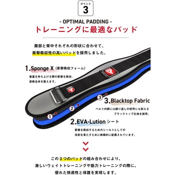 RX3 ネオプレーンジムベルト RDX SPORTS