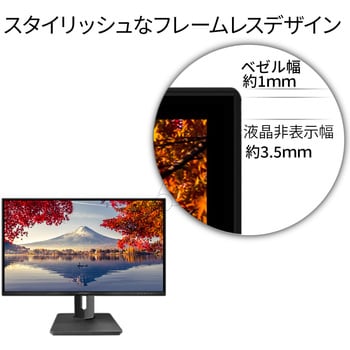 JN-HSP238IPSFHD-C65W 液晶ディスプレイ 23.8型/1920×1080/HDMI×1、USB