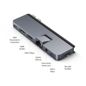 HYPERDRIVE DUO PRO 7-in-2 USB-C Hub HYPER