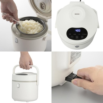 マイコン炊飯器 3合 低糖質機能付き - オーム電機