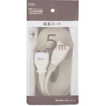 延長コード フリープラグ オーム電機