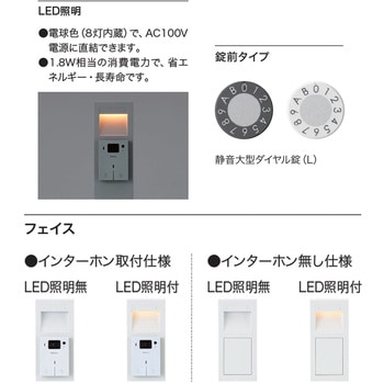 門柱ユニット(ポストのみ付属タイプ) NASTA(ナスタ)