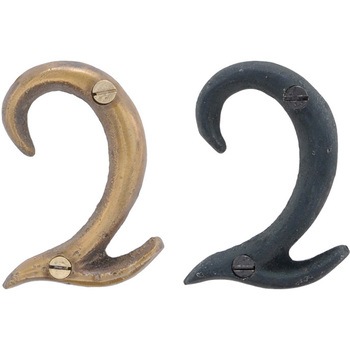 GALLUP(ギャラップ) Brass Products ハウスナンバー #2 #Black 7505-46 - Brass Products(ブラス・プロダクツ)