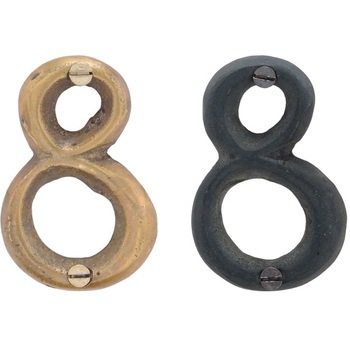 GALLUP(ギャラップ) Brass Products ハウスナンバー #8 #Black 7505-46 Brass Products(ブラス・プロダクツ)