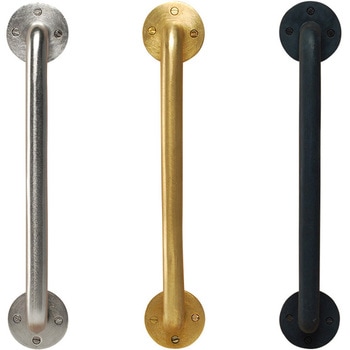 GALLUP(ギャラップ) Brass Products ラウンドバー ドアハンドル #Silver 7505-60 Brass Products(ブラス・プロダクツ)