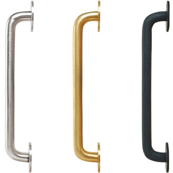 GALLUP(ギャラップ) Brass Products ラウンドバー ドアハンドル #Silver 7505-60 Brass Products(ブラス・プロダクツ)