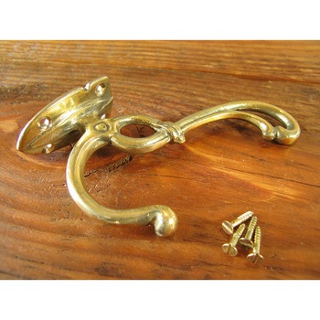GALLUP(ギャラップ) Brass Products ヴィクトリアン フック 2個セット #Gold 7505-08 - Brass Products(ブラス・プロダクツ)