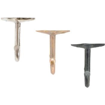 GALLUP(ギャラップ) Brass Products ダブル シーリング フック 4個セット #Black 7505-41 Brass Products(ブラス・プロダクツ)