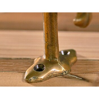 GALLUP(ギャラップ) Brass Products ダブル シーリング フック 4個セット #Black 7505-41 Brass Products(ブラス・プロダクツ)