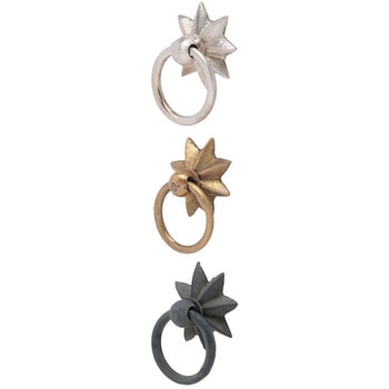 GALLUP(ギャラップ) Brass Products シングル リング プル 4個セット #Gold 45 x 40 670-62 Brass Products(ブラス・プロダクツ)