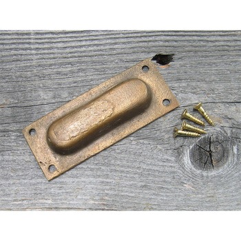 GALLUP(ギャラップ) Brass Products ポケット ドア プル 4個セット #Black 90 x 30 670-65 Brass Products(ブラス・プロダクツ)