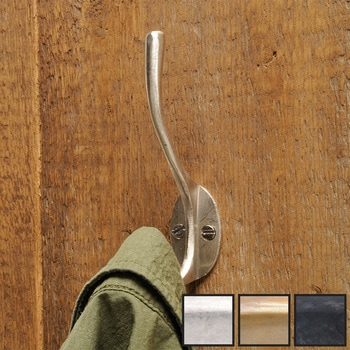 GALLUP(ギャラップ) Brass Products コートフック 4個セット #Gold 120 x 30 670-66 Brass Products(ブラス・プロダクツ)