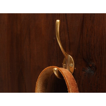 GALLUP(ギャラップ) Brass Products コートフック 4個セット #Gold 120 x 30 670-66 Brass Products(ブラス・プロダクツ)